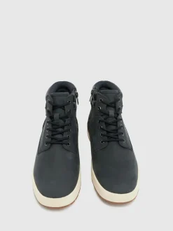 Schuh Blue Gio Leather Lace-Up Shoes