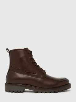 Schuh Brown Darcy Leather Boat Boots