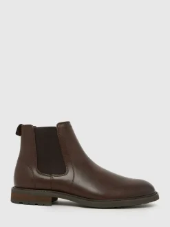 Schuh Brown Declan Chelsea Boots