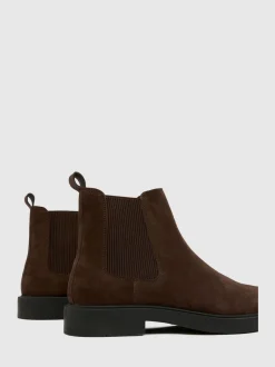 Schuh Brown Dice Leather Chelsea Boots