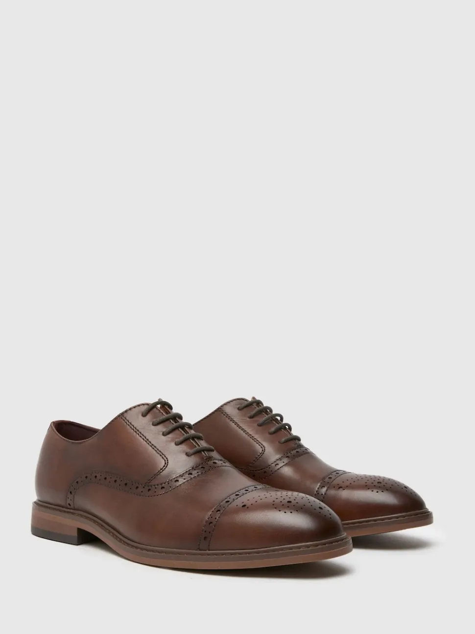 Schuh Brown Raven Leather Brogues