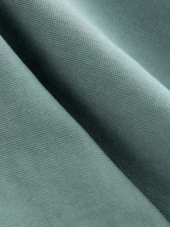 Seafoam Green Canvas Cord Collar Shacket Overshirt