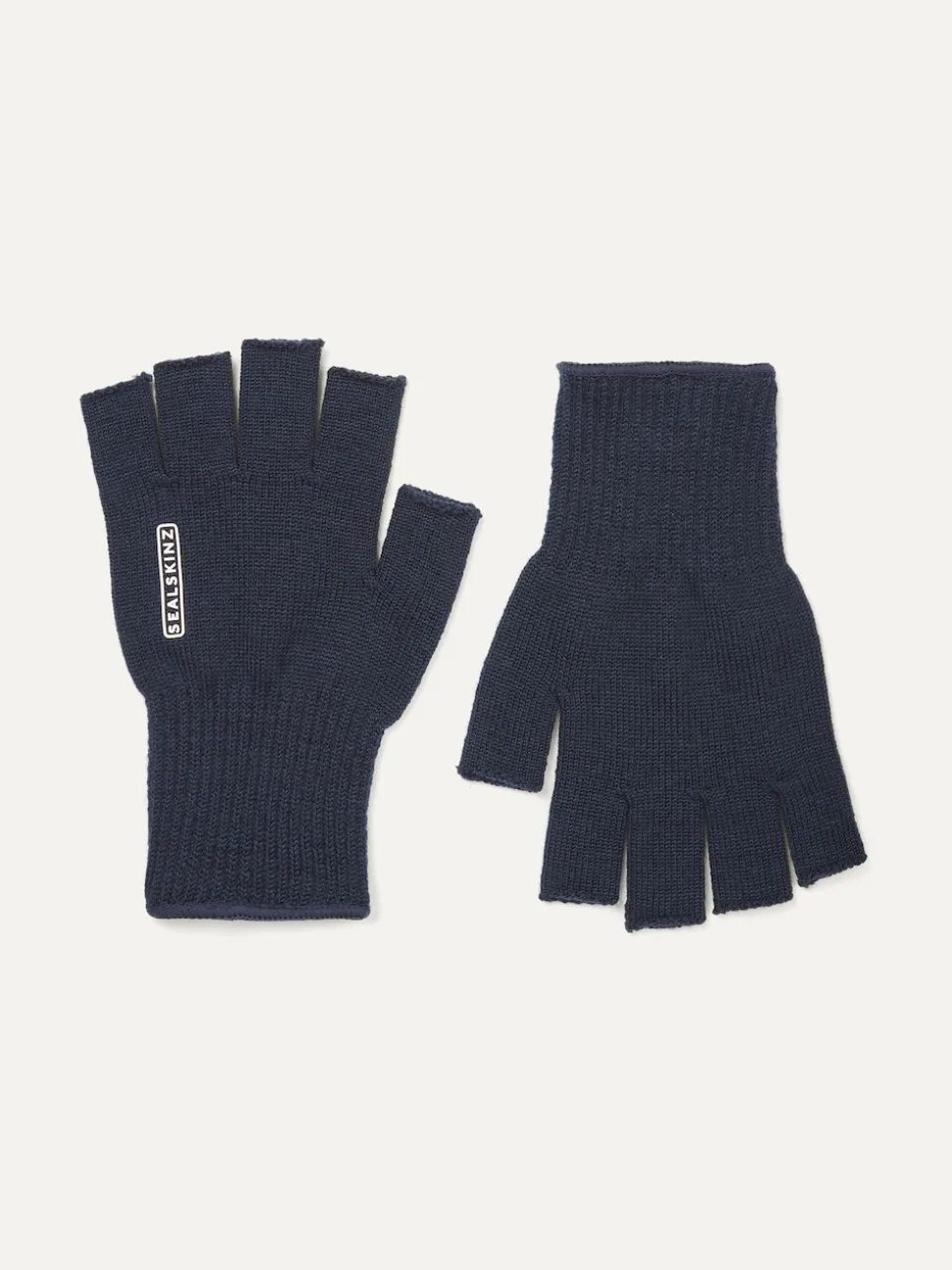 Sealskinz Blue Thornham Solo Merino Mittens