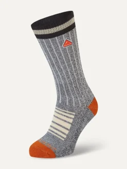 Sealskinz Clippesby Mid Length Lightweight Cotton Rib Hiking Socks