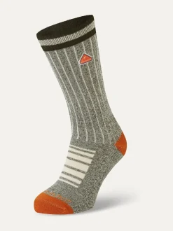 Sealskinz Clippesby Mid Length Lightweight Cotton Rib Hiking Socks