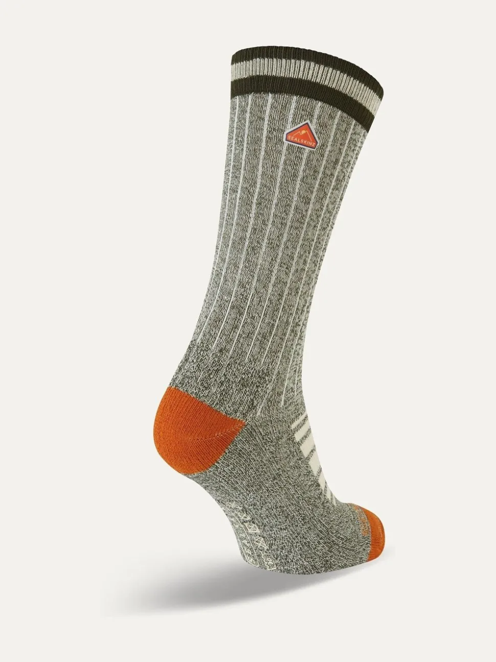 Sealskinz Clippesby Mid Length Lightweight Cotton Rib Hiking Socks