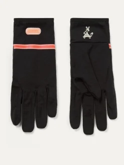 Sealskinz Coltishall Solo Merino Running Black Gloves