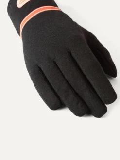 Sealskinz Coltishall Solo Merino Running Black Gloves
