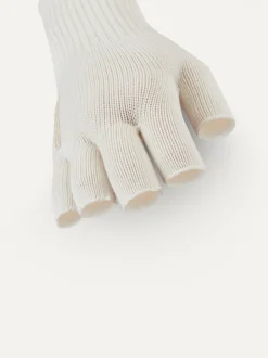 Sealskinz Cream Thornham Solo Merino Mittens