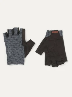 Sealskinz Dunston Single Layer Fingerless Black Cycling Gloves with Foam Padding