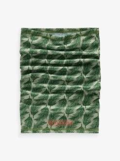 Sealskinz Green Harpley Water Repellent Winter Leaf Print Neck Warmer Snood