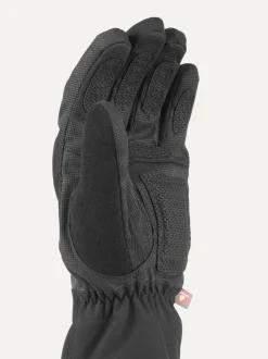 Sealskinz Marsham Waterproof Cold Weather Reflective Cycle Black Gloves