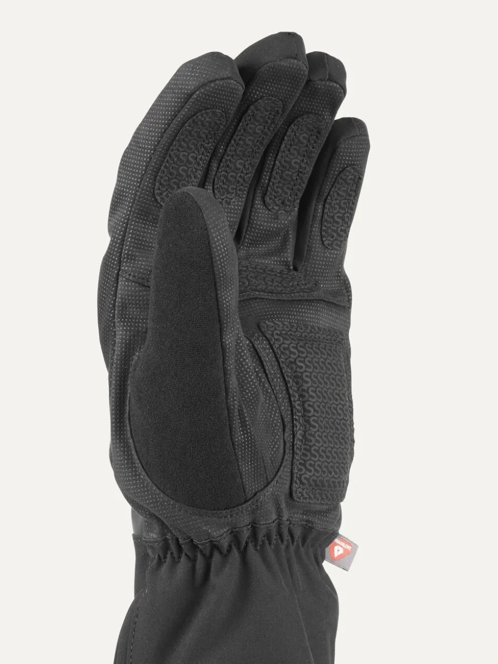 Sealskinz Marsham Waterproof Cold Weather Reflective Cycle Black Gloves