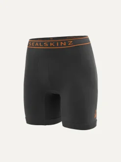 Sealskinz Newton Men's Seamless Running Black Boxer Shorts