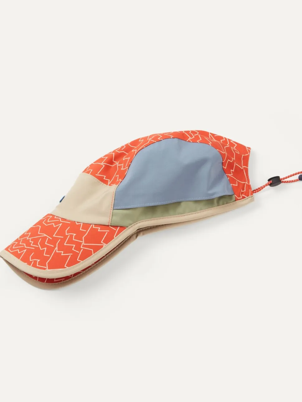 Sealskinz Orange Poringland Waterproof Foldable Peak Printed Hiking Cap