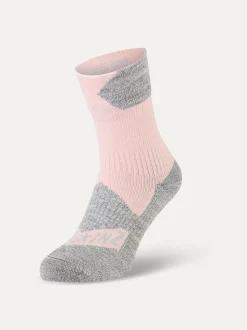 Sealskinz Pink Bircham Waterproof All Weather Ankle Length Socks