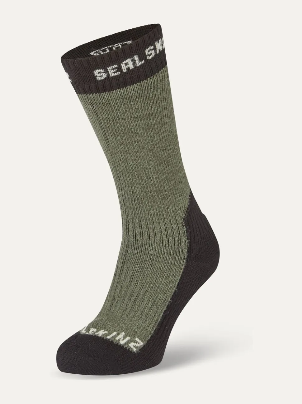 Sealskinz Stanfield Waterproof Extreme Cold Weather Mid Length Black Socks