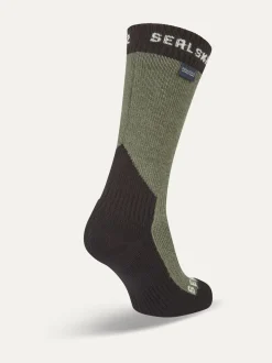 Sealskinz Stanfield Waterproof Extreme Cold Weather Mid Length Black Socks