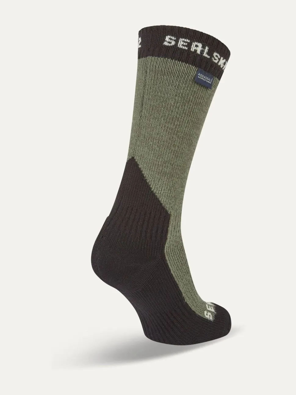 Sealskinz Stanfield Waterproof Extreme Cold Weather Mid Length Black Socks