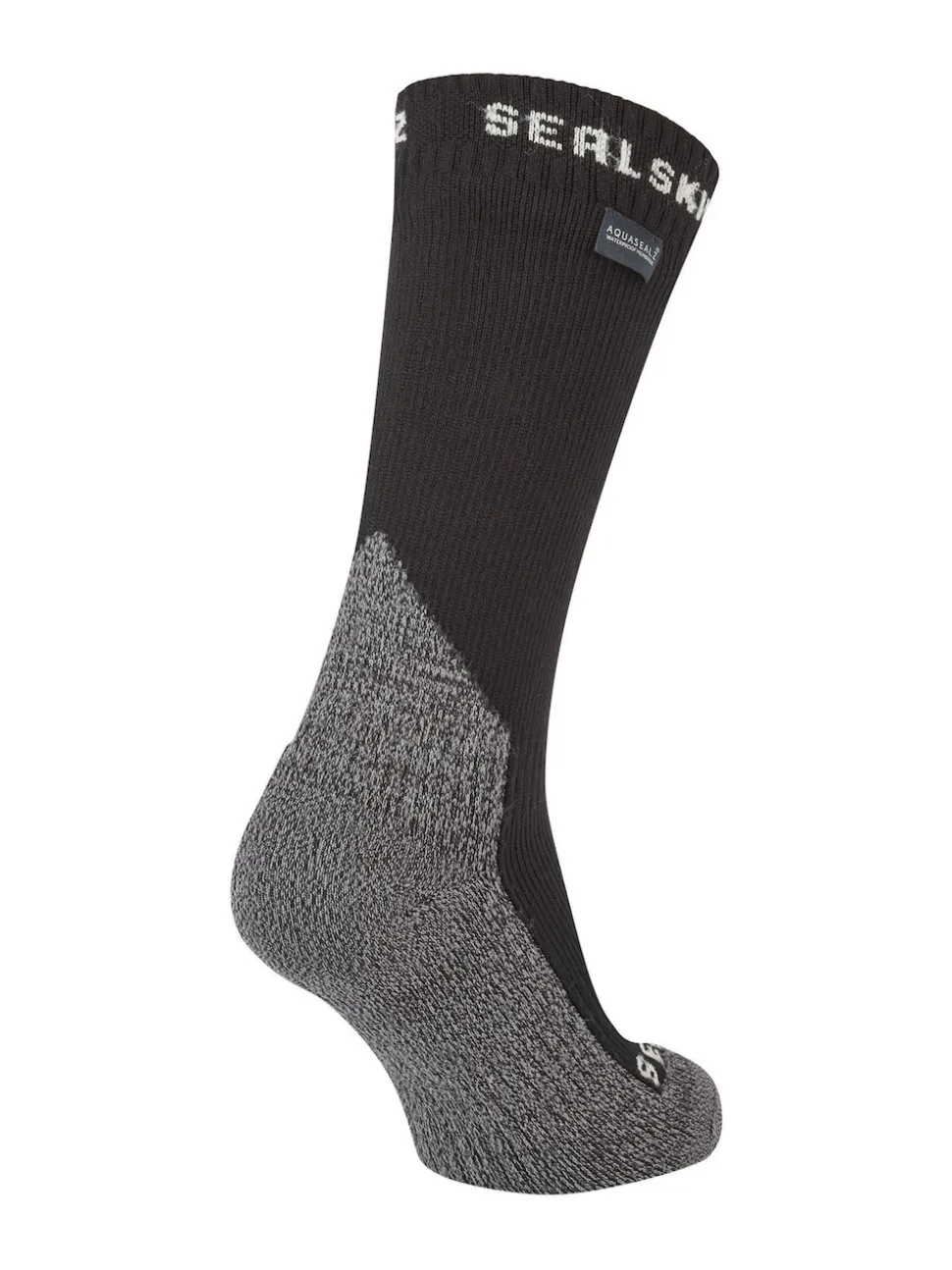 Sealskinz Stanfield Waterproof Extreme Cold Weather Mid Length Black Socks
