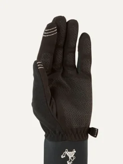 Sealskinz Wolferton Water Repellent Running Convertible Black Gloves
