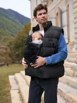 Seraphine Black Mens Babywearing Gilet