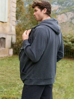Seraphine Charcoal Grey Marl Mens Babywearing Top