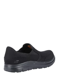 Skechers Black Flex Advantage - McAllen Sr Occupational Mens Shoes