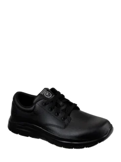 Skechers Black Mens Flex Advantage Fourche Slip Resistant Work Shoes