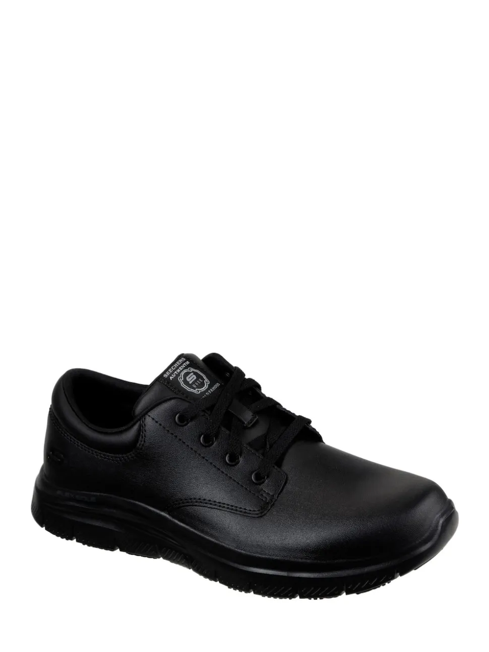 Skechers Black Mens Flex Advantage Fourche Slip Resistant Work Shoes