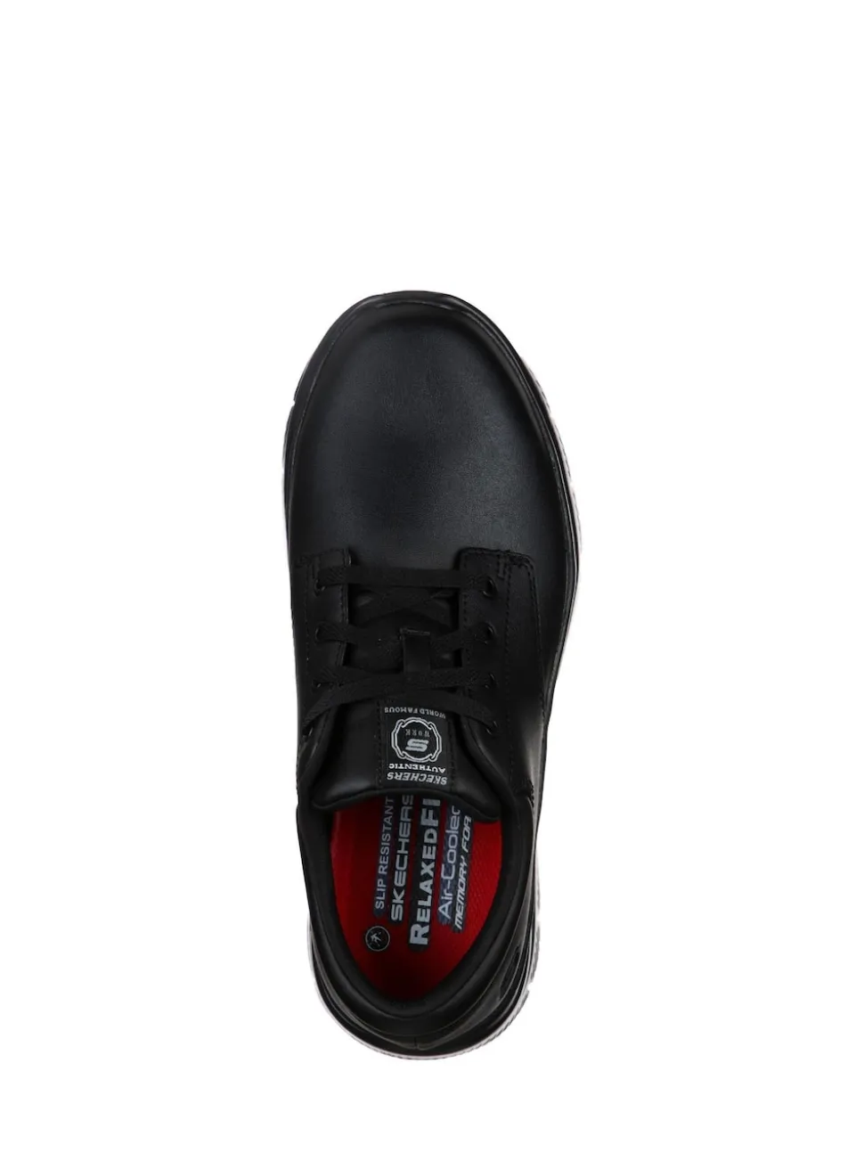 Skechers Black Mens Flex Advantage Fourche Slip Resistant Work Shoes