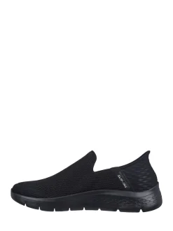 Skechers Black Mens Go Walk Slip In Trainers