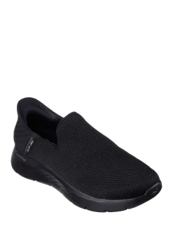 Skechers Black Mens Go Walk Slip In Trainers