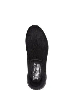 Skechers Black Mens Go Walk Slip In Trainers