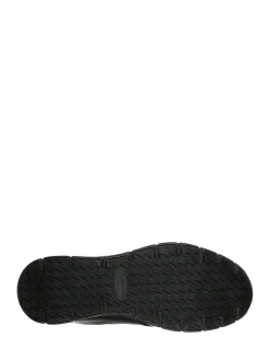 Skechers Black Mens Nampa Groton Resistant Slip On Shoes