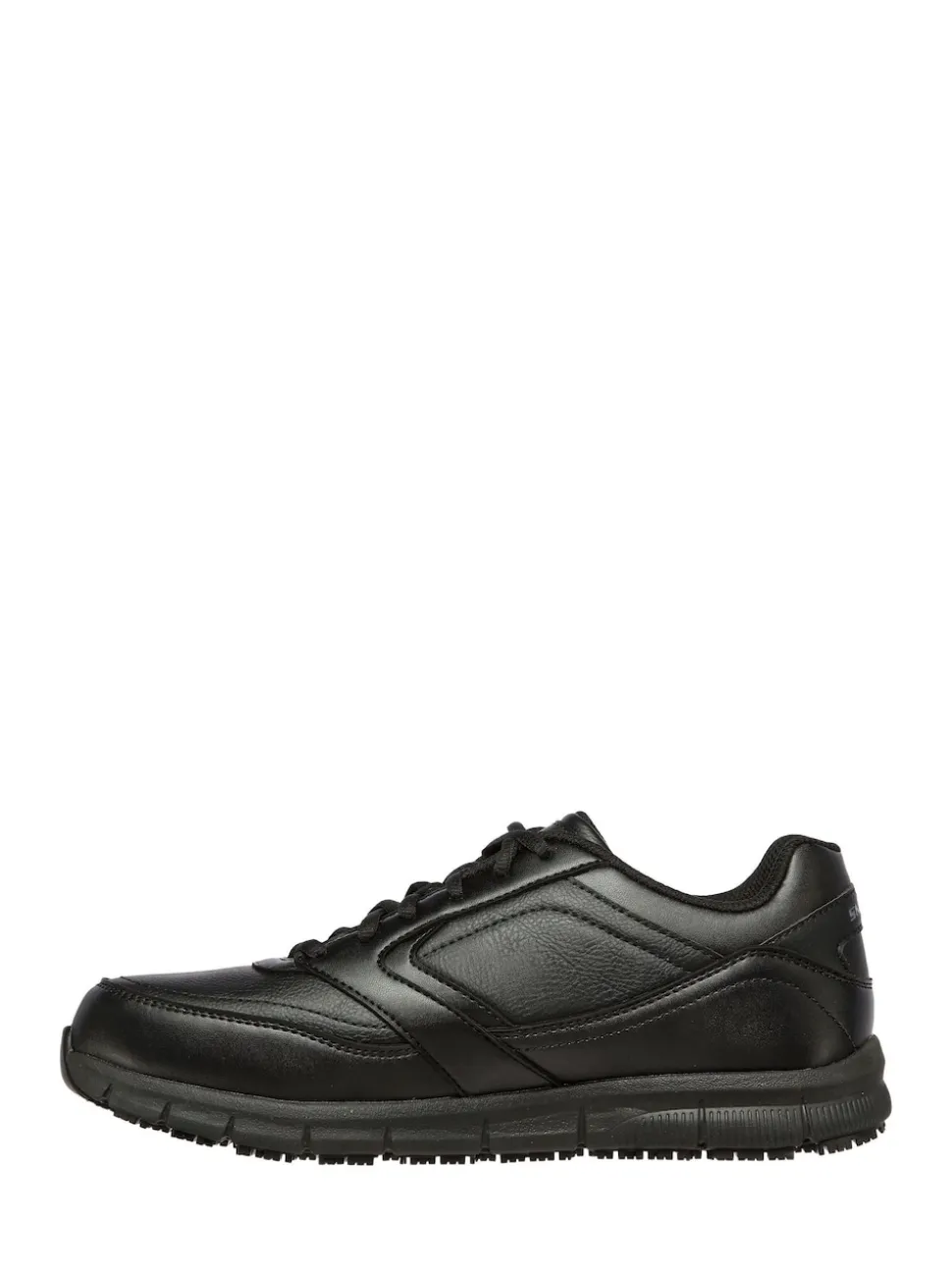 Skechers Black Mens Relaxed Fit Work Trainers
