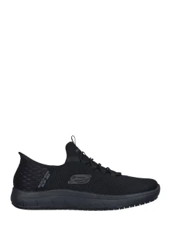 Skechers Black Mens Resistant Slip In Summits Trainers