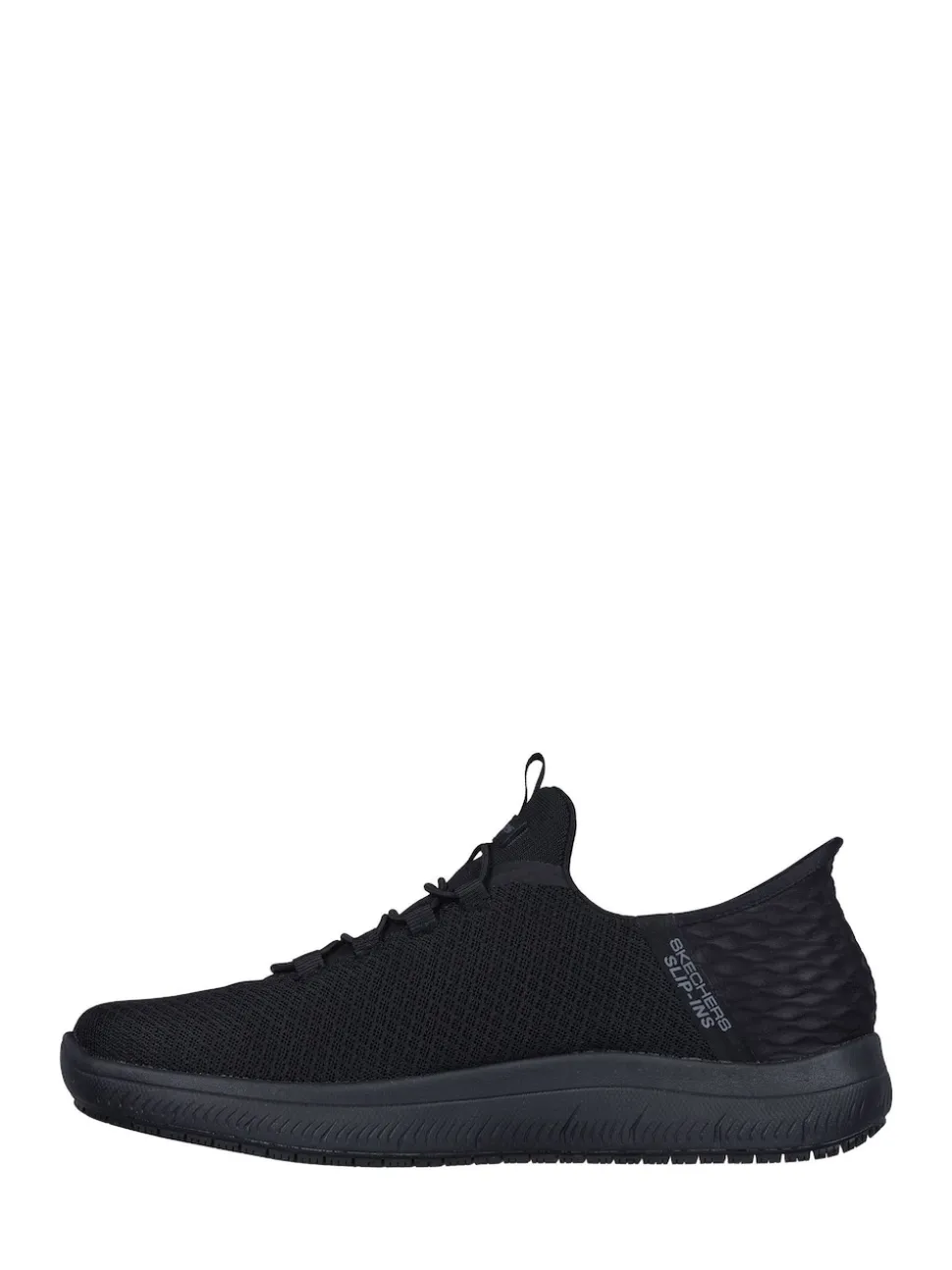 Skechers Black Mens Resistant Slip In Summits Trainers