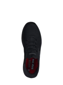 Skechers Black Mens Resistant Slip In Summits Trainers