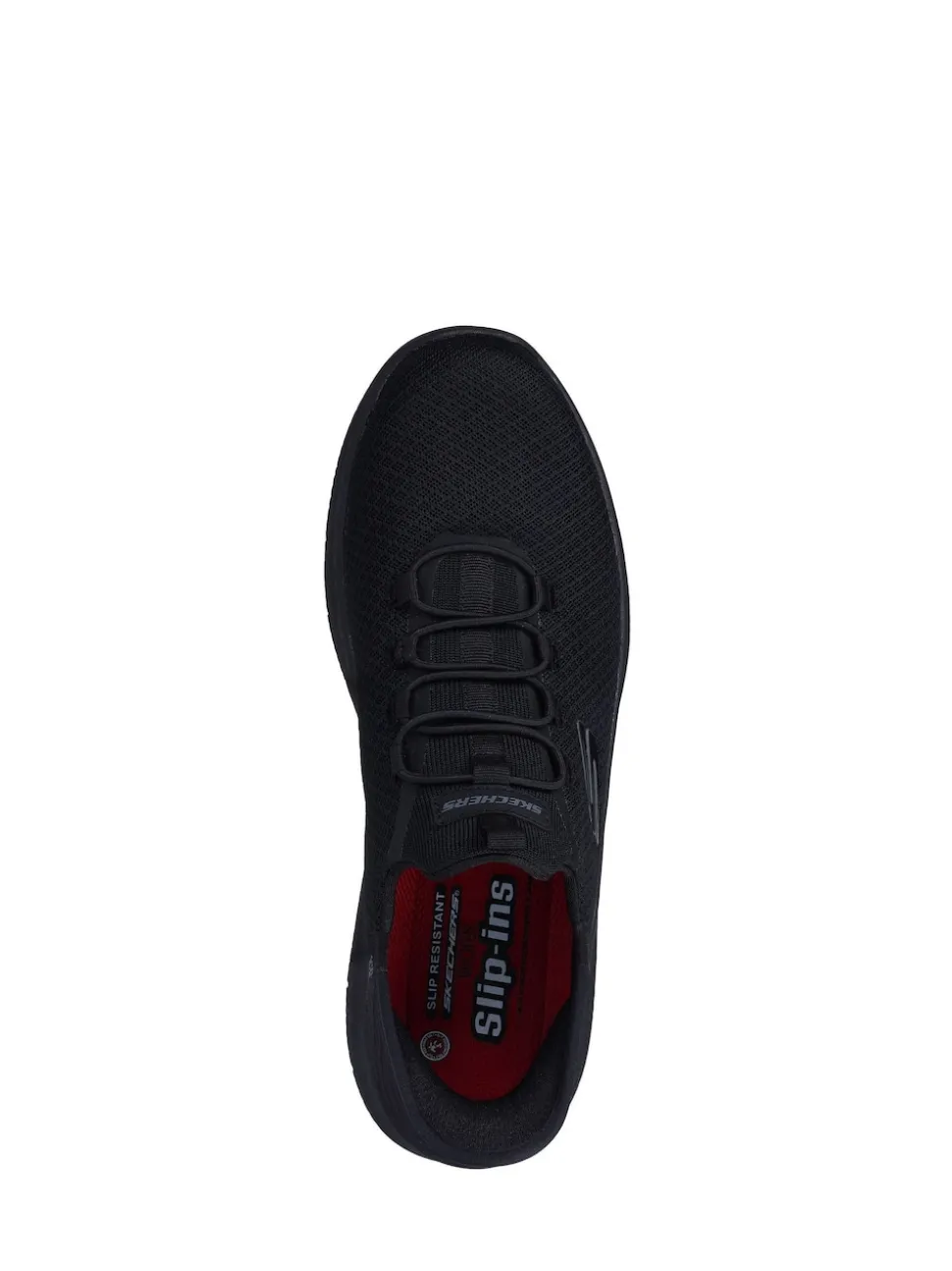 Skechers Black Mens Resistant Slip In Summits Trainers