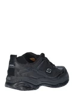 Skechers Black Mens Soft Stride Grinnell Slip Resistant Safety Shoes