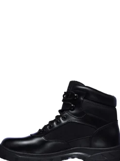 Skechers Black Mens Wascana Benen Waterproof Tactical Slip Resistant Boots