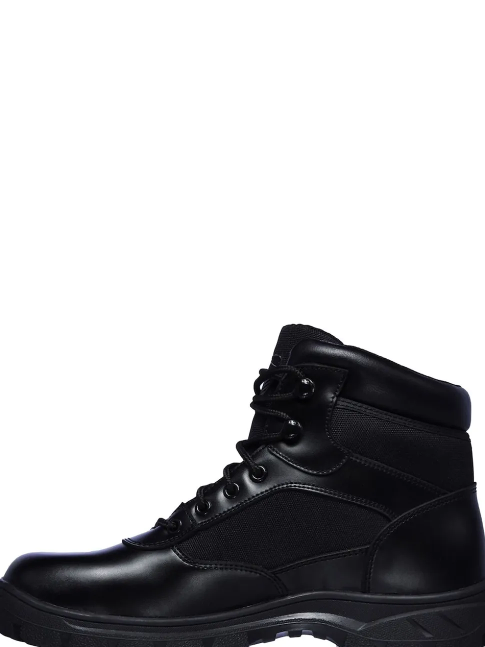 Skechers Black Mens Wascana Benen Waterproof Tactical Slip Resistant Boots