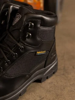 Skechers Black Mens Wascana Benen Waterproof Tactical Slip Resistant Boots