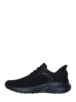 Skechers Black Slip-ins Bobs Sport Squad Chaos Solid Step Trainers