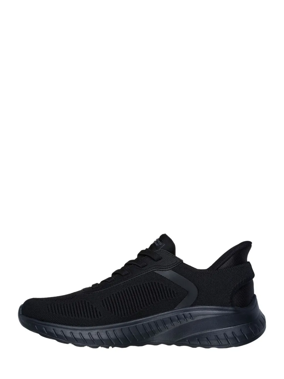 Skechers Black Slip-ins Bobs Sport Squad Chaos Solid Step Trainers