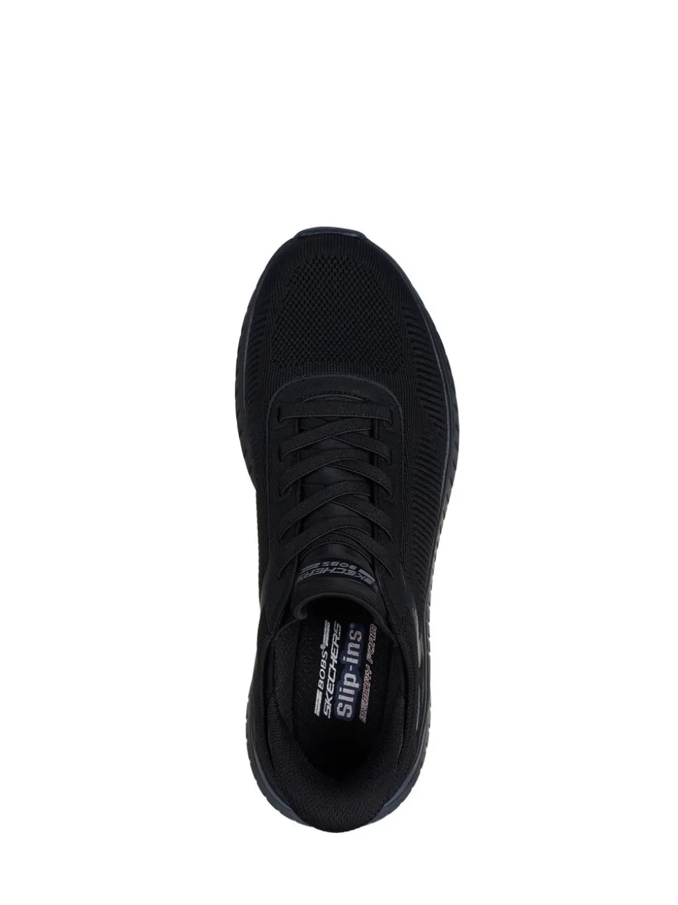 Skechers Black Slip-ins Bobs Sport Squad Chaos Solid Step Trainers