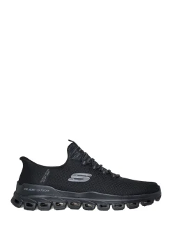 Skechers Black Slip-Ons Glide Step Noxus Trainers