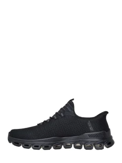 Skechers Black Slip-Ons Glide Step Noxus Trainers