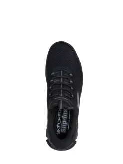 Skechers Black Slip-Ons Glide Step Noxus Trainers